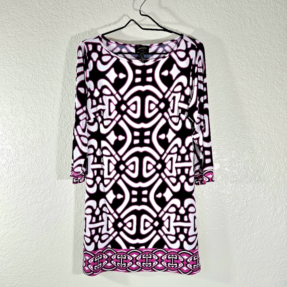 Laundry by Design Geometric Pattern Shift Dress